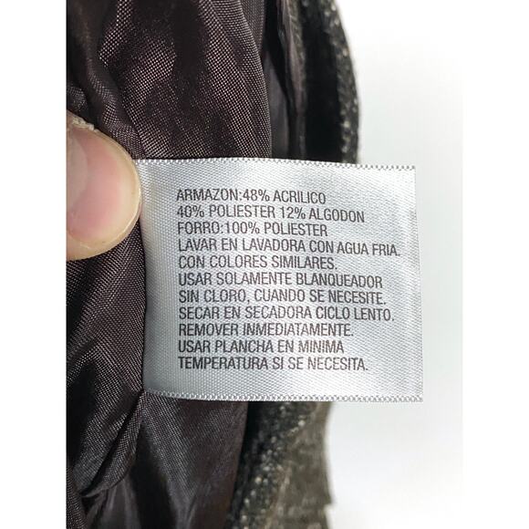 Worthington Brown Skirt Womens 10P 10 Petite Acrylic Blend Career Modest - Picture 8 of 9